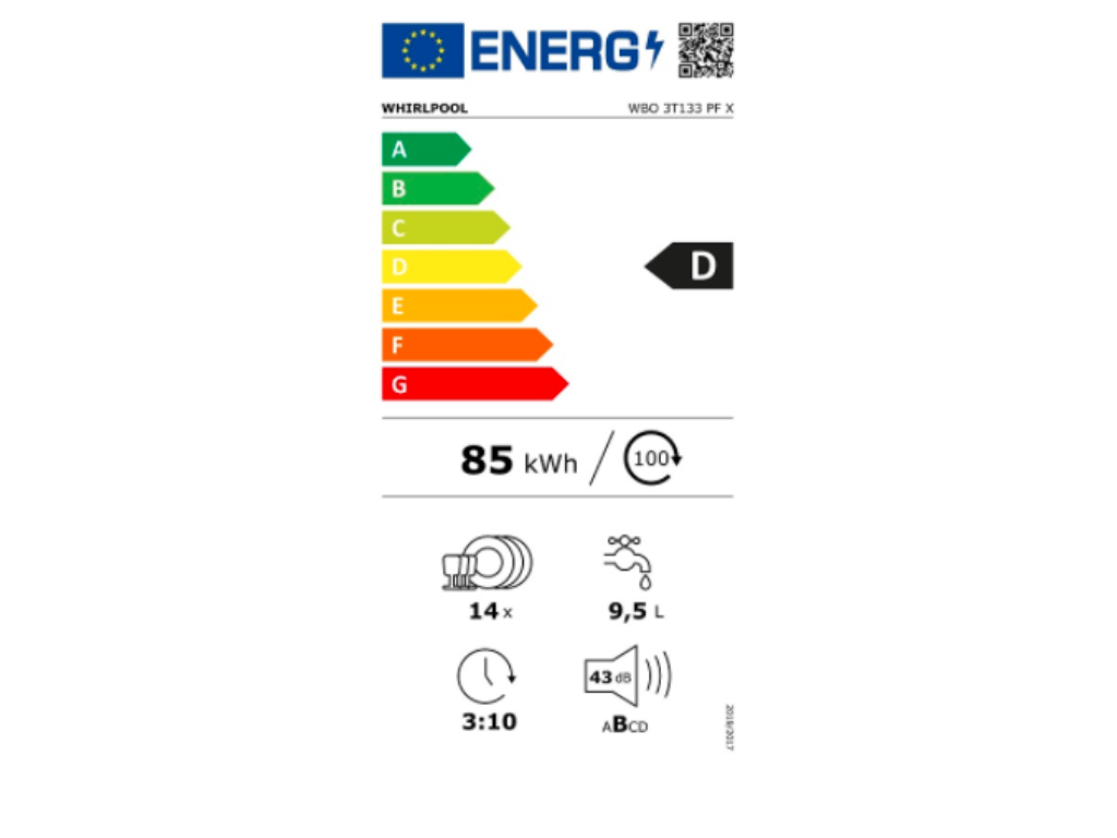WHIRLPOOL WBO3T133PFX